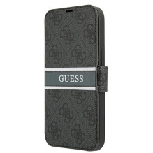Guess GUBKP13S4GDGR iPhone 13 mini 5.4" grey / grey book 4G Stripe Guess GUBKP13S4GDGR iPhone 13 mini 5.4" grey / grey book 4G Stripe