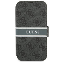 Guess GUBKP13S4GDGR iPhone 13 mini 5.4" grey / grey book 4G Stripe Guess GUBKP13S4GDGR iPhone 13 mini 5.4" grey / grey book 4G Stripe