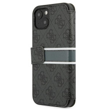 Guess GUBKP13S4GDGR iPhone 13 mini 5,4' pilka / pilka knyga 4G juostelė Guess GUBKP13S4GDGR iPhone 13 mini 5,4' pilka / pilka knyga 4G juostelė