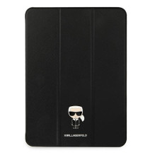 Karl Lagerfeld Saffiano Ikonic Karl Case for iPad 12.9" Pro 2021 - Black