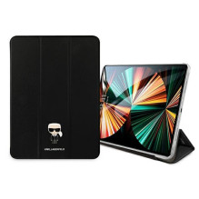 Karl Lagerfeld Saffiano Ikonic Karl dėklas, skirtas iPad 12.9' Pro 2021 – juodas