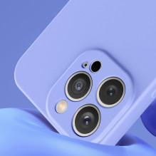 Silikono dėklas iPhone 14 Plus silikoninis dangtelis smėlio spalvos