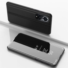 „Clear View Case“ dėklas, skirtas Huawei nova 9, juodas atverčiamas dangtelis