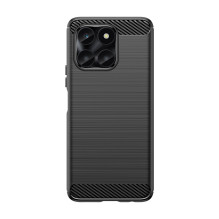Carbon Case for Honor X6a - black Carbon Case for Honor X6a - black