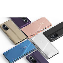 „Clear View Case“ dėklas, skirtas Huawei nova 9, juodas atverčiamas dangtelis