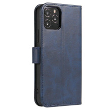 Magnet Case elegantiškas dėklo dangtelis su atvartu ir stovo funkcija Poco M4 Pro 5G mėlyna