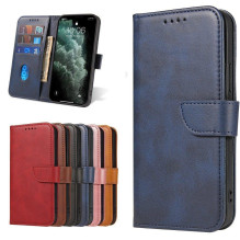 Magnet Case elegantiškas dėklo dangtelis su atvartu ir stovo funkcija Poco M4 Pro 5G mėlyna