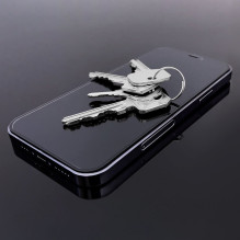 Wozinsky super tough Full Glue Full Glue Full Screen Tempered Glass with Case Friendly Realme C35 Black Frame