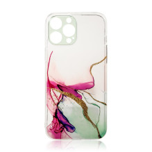 Marmurinis dėklas, skirtas iPhone 12 Pro Max Gel Cover Mint Marble
