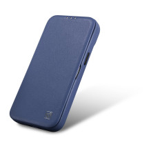 „iCarer CE Premium“ odinis dėklas „iPhone 14 Pro“ magnetinis atverčiamas odinis dėklas „MagSafe Blue“ (WMI14220714-BU) „iCarer CE Premium“ odinis dėklas „iPhone 14 Pro“ magnetinis atverčiamas odinis dėklas „MagSafe Blue“ (WMI14220714-BU)