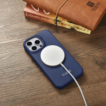 „iCarer CE Premium“ odinis dėklas „iPhone 14 Pro“ magnetinis atverčiamas odinis dėklas „MagSafe Blue“ (WMI14220714-BU) „iCarer CE Premium“ odinis dėklas „iPhone 14 Pro“ magnetinis atverčiamas odinis dėklas „MagSafe Blue“ (WMI14220714-BU)