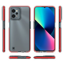 Spring Case dėklas Realme C31 silikoniniam dangčiui su rėmeliu juodas