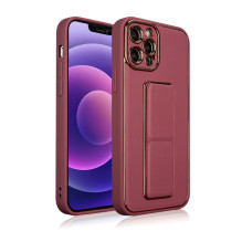Naujas Kickstand Case dėklas, skirtas iPhone 13 Pro Max su raudonu stovu