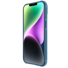 Nillkin CamShield Pro Case iPhone 14 Plus Armored Cover Camera Protector Protector Blue