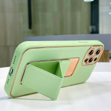 Naujas Kickstand Case dėklas, skirtas iPhone 13 Pro Max su raudonu stovu