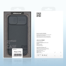 Nillkin CamShield Pro Case iPhone 14 Plus Armored Cover Camera Protector Protector Blue