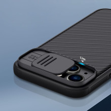 Nillkin CamShield Pro Case iPhone 14 Plus Armored Cover Camera Protector Protector Blue