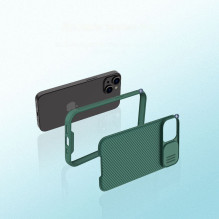 Nillkin CamShield Pro Case iPhone 14 Plus Armored Cover Camera Protector Protector Blue
