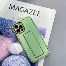 Naujas Kickstand Case dėklas skirtas iPhone 13 Pro Max su stovu žalias