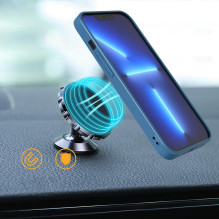 Naujas Kickstand Case dėklas skirtas iPhone 13 Pro Max su stovu violetine spalva