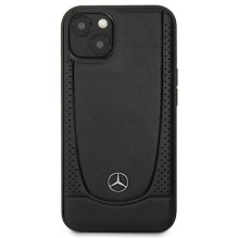 Mercedes MEHCP14MARMBK iPhone 14 Plus 6.7 'juodas / juodas kietas dėklas, Oda Urban