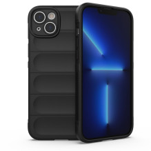 Magic Shield Case dėklas iPhone 14 Plus lankstus šarvuotas dangtelis juodas Magic Shield Case dėklas iPhone 14 Plus lankstus šarvuotas dangtelis juodas
