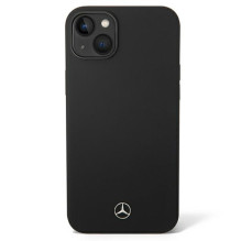 Mercedes Silicone Line dėklas iPhone 14 Plus - juodas
