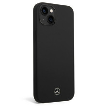 Mercedes Silicone Line case for iPhone 14 Plus - black
