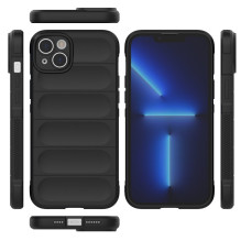 Magic Shield Case dėklas iPhone 14 Plus lankstus šarvuotas dangtelis juodas Magic Shield Case dėklas iPhone 14 Plus lankstus šarvuotas dangtelis juodas