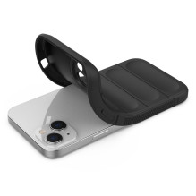 Magic Shield Case dėklas iPhone 14 Plus lankstus šarvuotas dangtelis juodas Magic Shield Case dėklas iPhone 14 Plus lankstus šarvuotas dangtelis juodas