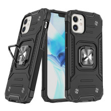 Wozinsky žiediniai šarvai IPHONE 14 MAX juodi