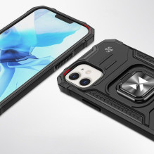 Wozinsky žiediniai šarvai IPHONE 14 MAX juodi