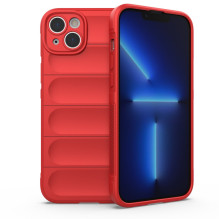 Magic Shield Case dėklas iPhone 14 Plus lankstus šarvuotas dangtelis raudonas