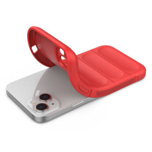 Magic Shield Case dėklas iPhone 14 Plus lankstus šarvuotas dangtelis raudonas