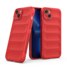 Magic Shield Case dėklas iPhone 14 Plus lankstus šarvuotas dangtelis raudonas