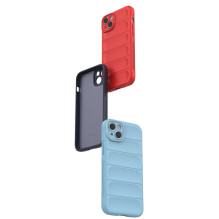 Magic Shield Case dėklas iPhone 14 Plus lankstus šarvuotas dangtelis raudonas