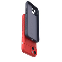 Magic Shield Case dėklas iPhone 14 Plus lankstus šarvuotas dangtelis raudonas