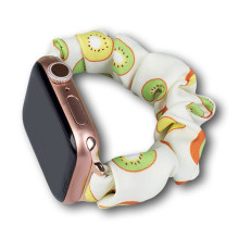 Audinio apyrankė „Apple Watch“ 38 / 40 / 41 mm dirželiui - guminė juostelė - kivio spalvos