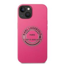 Karl Lagerfeld KLHCP14MSRSGRCF iPhone 14 Plus 6.7 "hardcase pink / pink Silicone RSG