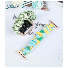 Fabric Apple Watch Band 42 / 44 / 45mm Strap Bracelet Elastic Band - Yellow
