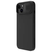 Nillkin CamShield Magnetic Silicone Case iPhone 14 Plus Magnetic MagSafe Cover with Camera Protector Black