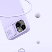 Nillkin CamShield magnetinis silikoninis dėklas iPhone 14 Plus magnetinis MagSafe dangtelis su fotoaparato apsauga juoda Nillkin CamShield magnetinis silikoninis dėklas iPhone 14 Plus magnetinis MagSafe dangtelis su fotoaparato apsauga juoda