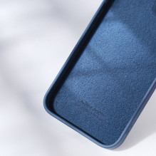 Nillkin CamShield Silky Silicone Case iPhone 14 Plus dėklas su fotoaparato dangteliu žalias