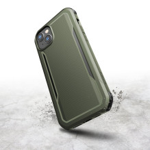 Raptic X-Doria Fort Case iPhone 14 Plus su MagSafe šarvuotu dangteliu žalia