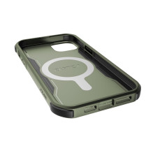 Raptic X-Doria Fort Case iPhone 14 Plus su MagSafe šarvuotu dangteliu žalia