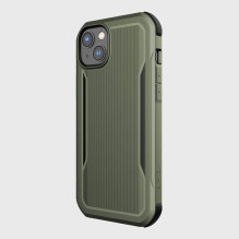 Raptic X-Doria Fort Case iPhone 14 Plus su MagSafe šarvuotu dangteliu žalia