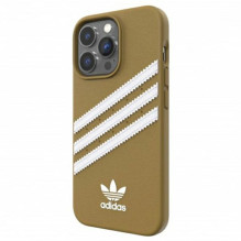 „Adidas OR Molded PU“ dėklas, skirtas „iPhone 13 Pro Max“ – smėlio ir aukso spalvos