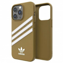 Adidas OR Molded Case PU for iPhone 13 Pro Max - Beige and Gold
