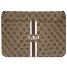 Guess 4G Printed Stripes dangtelis 14 colių nešiojamam kompiuteriui – rudas
