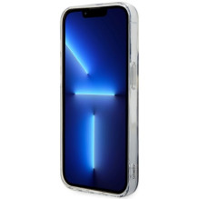 Guess GUHMP14LHTMRSK iPhone 14 Pro 6.1' juodas / juodas kietas dėklas Golden Marble MagSafe